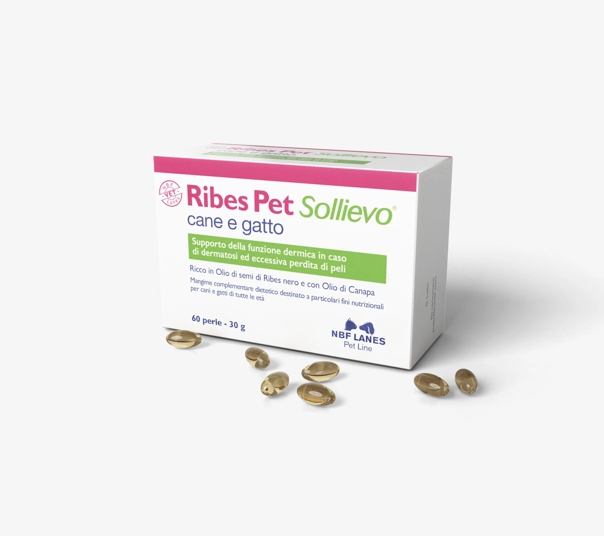 NBF Lanes Ribes Pet Sollievo cane e gatto 60 kaps